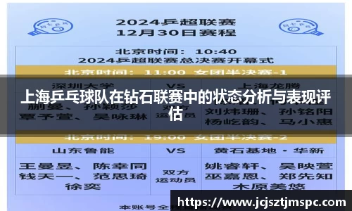 上海乒乓球队在钻石联赛中的状态分析与表现评估
